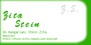 zita stein business card